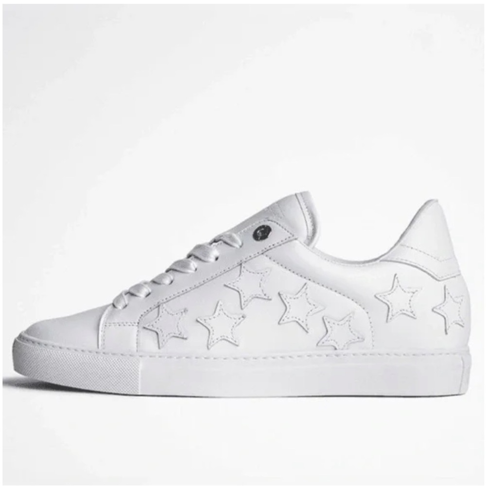 Zadig and Voltaire White Leather Sneakers